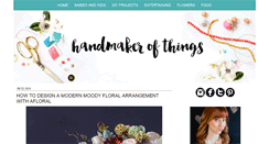 Desktop Screenshot of handmakerofthings.com